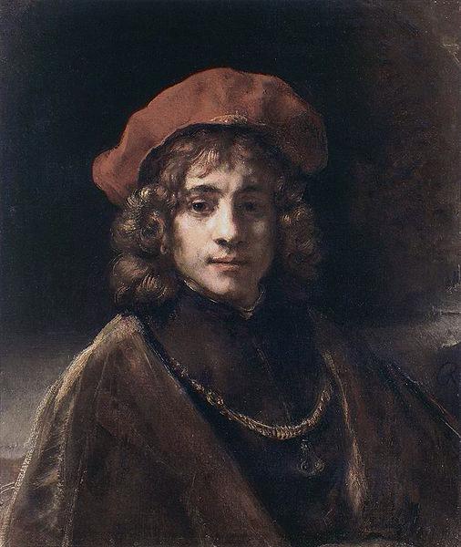 REMBRANDT Harmenszoon van Rijn Portrait of Titus oil painting image